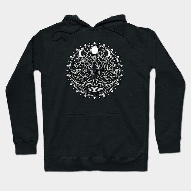 Lotus Flower Mandala Hoodie by CelestialStudio